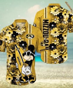 Missouri Tigers Hawaiian Shirt Mickey Love Surfing Trending Summer Gift