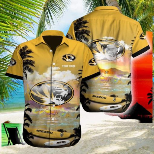 Missouri Tigers NCAA Exclusive Custom Name Men And Women Sports Teams Hawaiian Shirt Gift