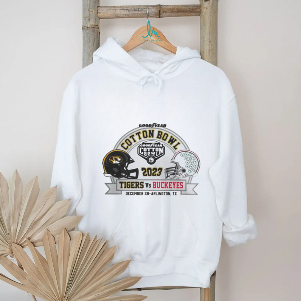 Missouri Tigers Vs Ohio State Buckeyes 2023 Goodyear Cotton Bowl football shirt Missouri Tigers Vs Ohio State Buckeyes 2023 Goodyear Cotton Bowl football shirt