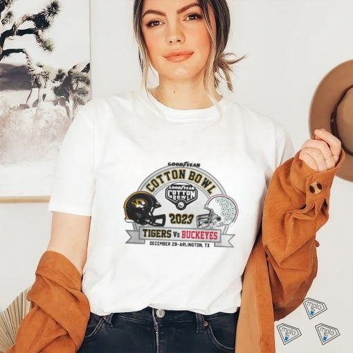 Missouri Tigers Vs Ohio State Buckeyes 2023 Goodyear Cotton Bowl football shirt