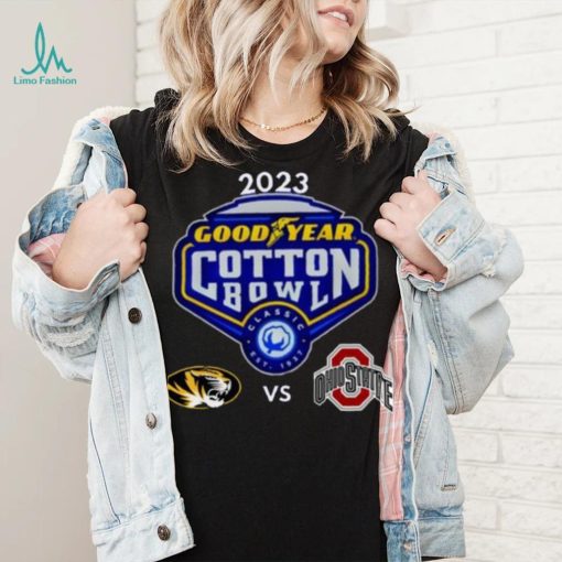 Missouri Tigers vs Ohio State Buckeyes 2023 Goodyear Cotton Bowl shirt