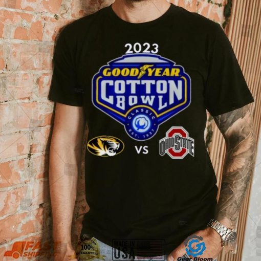 Missouri Tigers vs Ohio State Buckeyes 2023 Goodyear Cotton Bowl shirt