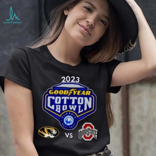Missouri Tigers vs Ohio State Buckeyes 2023 Goodyear Cotton Bowl shirt