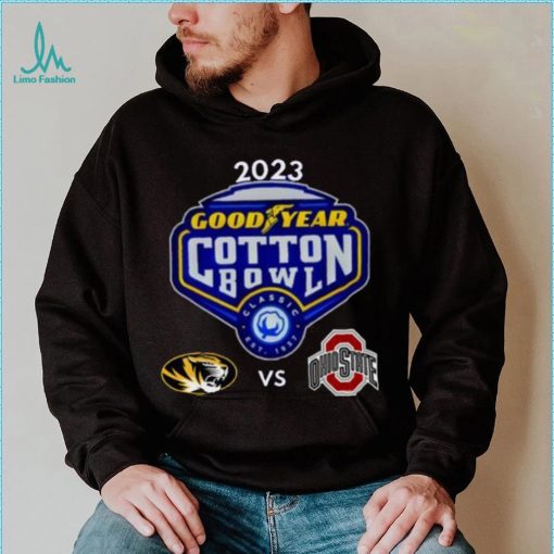 Missouri Tigers vs Ohio State Buckeyes 2023 Goodyear Cotton Bowl shirt