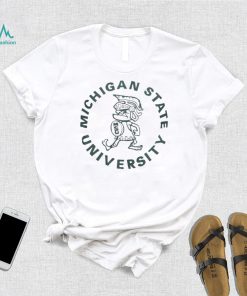 Mitchell & Ness White Michigan State Spartans 125th Basketball Anniversary Team Origins Shirt