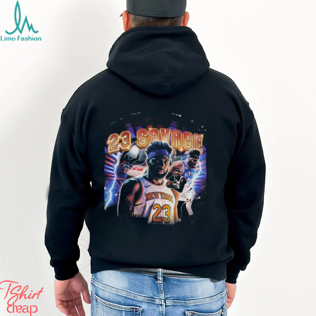 Mitchell Robinson 23 Savage New York Shirt Mitchell Robinson 23 Savage New York Shirt