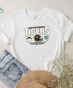 Mizzou Tigers Cotton Bowl Football Helmet Gold T Shirt