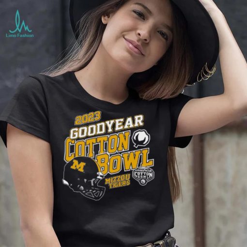 Mizzou Tigers Goodyear Cotton Bow Black Helmet T Shirt