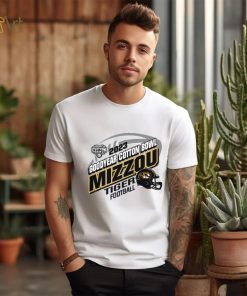 Mizzou Tigers Goodyear Cotton Bow Grey Helmet T Shirt
