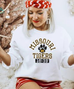 Mizzou Tigers Legacy Missouri Tigers Paw 18 39 White T Shirt