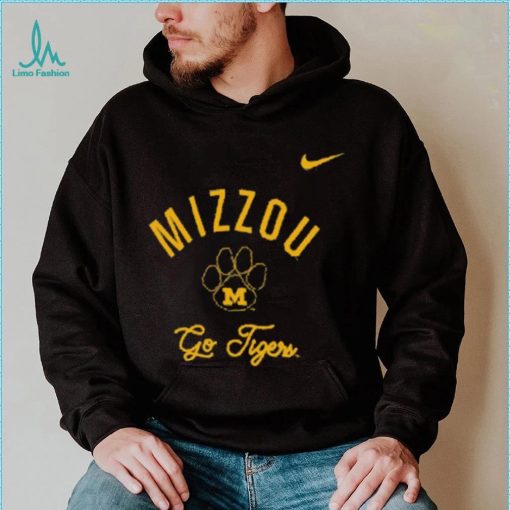 Mizzou Tigers Nike® 2023 Mizzou Vault Paw Marled Black T Shirt