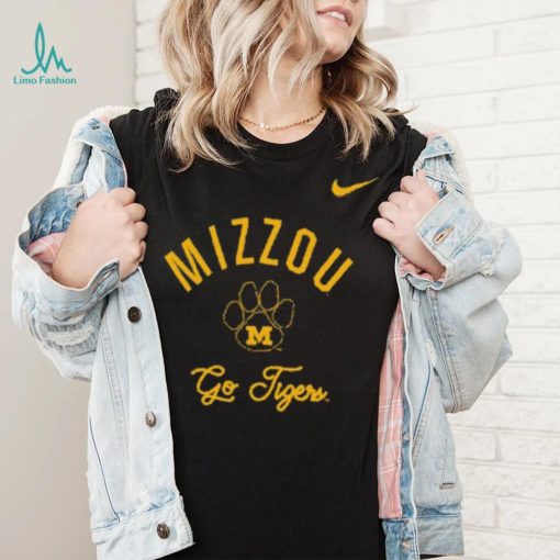 Mizzou Tigers Nike® 2023 Mizzou Vault Paw Marled Black T Shirt