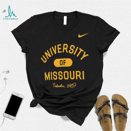 Mizzou Tigers Nike® 2023 University Of Missouri Columbia Black Shirt