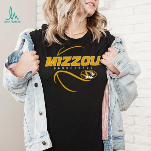 Mizzou Tigers Youth Black Basketball T Shirt