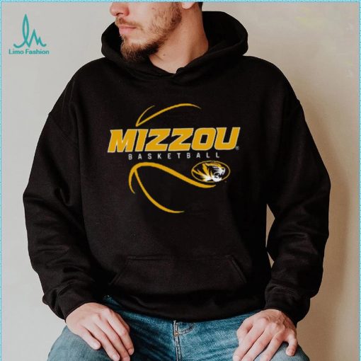 Mizzou Tigers Youth Black Basketball T Shirt