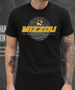 Mizzou Volleyball Black Crew Neck T Shirt