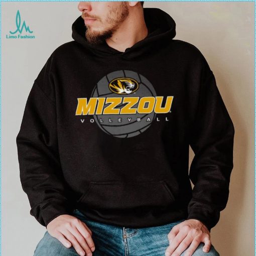 Mizzou Volleyball Black Crew Neck T Shirt