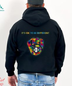 Mlb 2023 Milwaukee Brewers Autism It’s Ok To Be Different Shirt