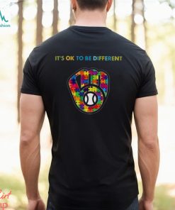 Mlb 2023 Milwaukee Brewers Autism It’s Ok To Be Different Shirt