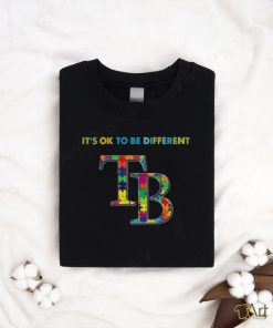 Mlb 2023 Tampa Bay Rays Autism It’s Ok To Be Different Shirt