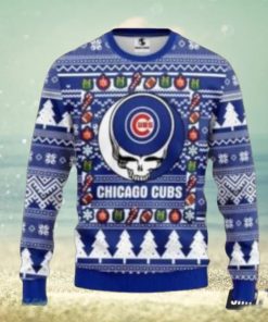 Mlb Chicago Cubs Grateful Dead Christmas Ugly Christmas Sweater