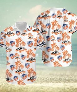 Mls Fc Cincinnati Coconut Trees Hawaiian Shirt