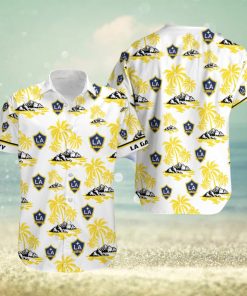 Mls La Galaxy Coconut Island Hawaiian Shirt