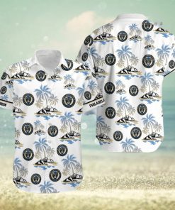 Mls Philadelphia Union Coconut Tree Hawaiian Shirt