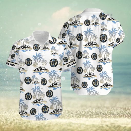 Mls Philadelphia Union Coconut Tree Hawaiian Shirt