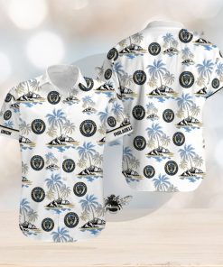 Mls Philadelphia Union Coconut Tree Hawaiian Shirt