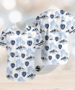 Mls Sporting Kansas City Coconut Tree Hawaiian Shirt