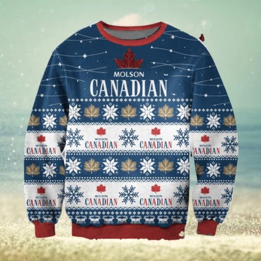 Molson Canadian 3D Ugly Christmas Sweater Christmas Gift
