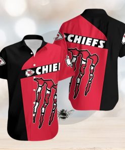 Monster Energy Kansas City Chiefs Hawaiian Shirt