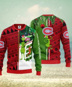 Montreal Canadians Grinch & Scooby doo Christmas Ugly Sweater