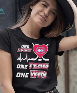 Montreal Canadiens One Spirit One Team One Win Shirt