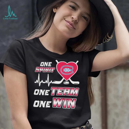 Montreal Canadiens One Spirit One Team One Win Shirt