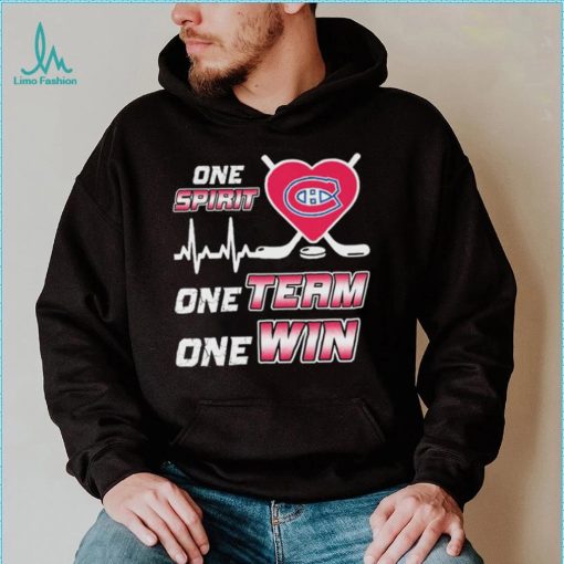Montreal Canadiens One Spirit One Team One Win Shirt