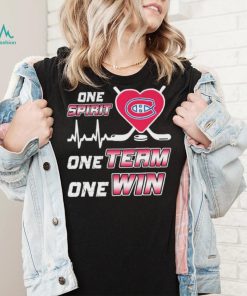Montreal Canadiens One Spirit One Team One Win Shirt