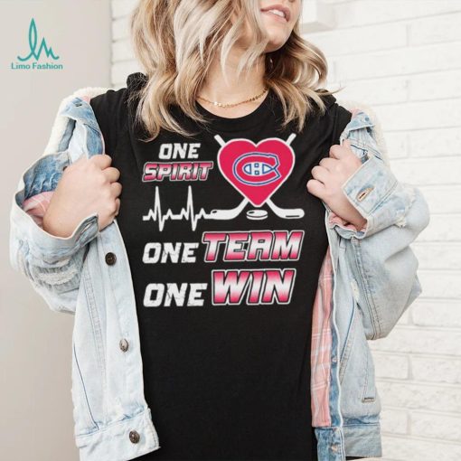 Montreal Canadiens One Spirit One Team One Win Shirt