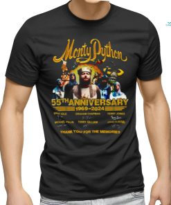 Monty Python 55th Anniverasry 1969 – 2024 Thank You For The Memories T Shirt