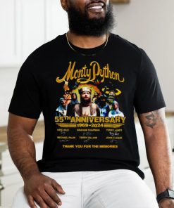 Monty Python 55th Anniverasry 1969 – 2024 Thank You For The Memories T Shirt