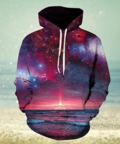 Moon Sky Galaxy 3d All Over Print Hoodie