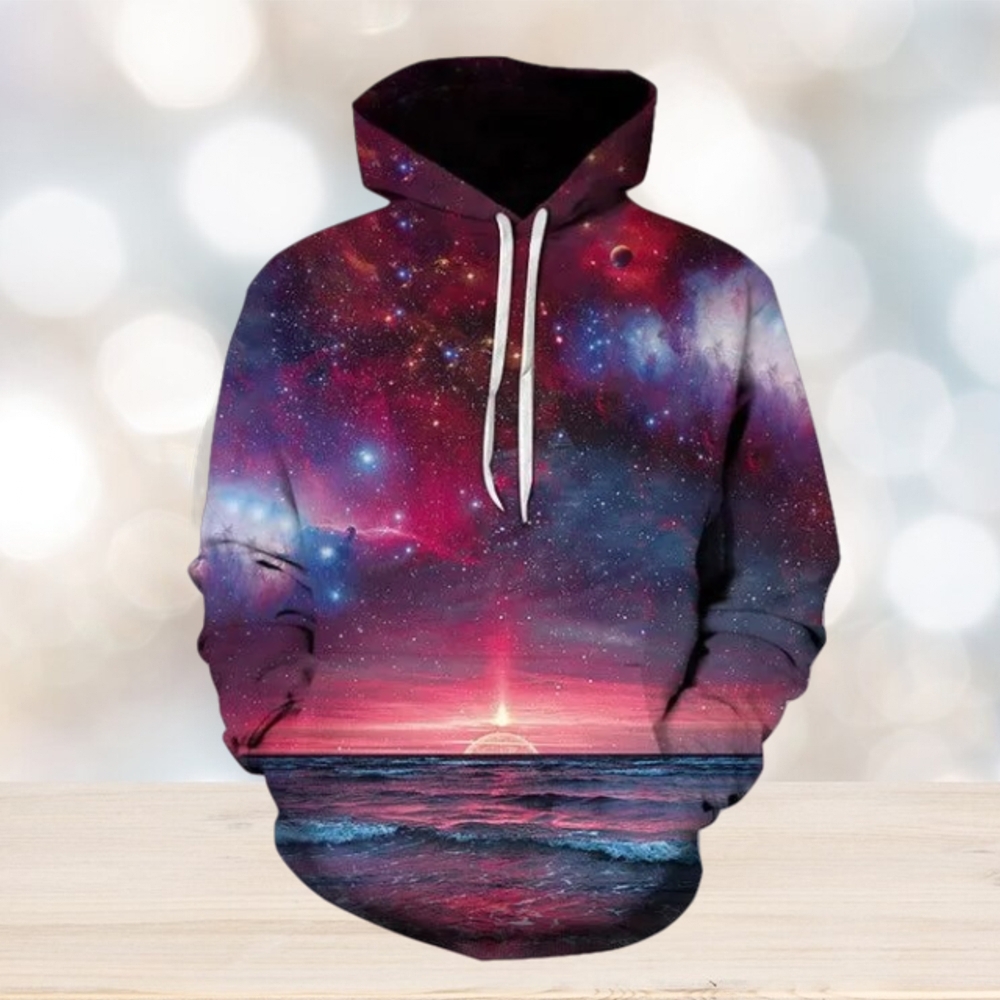 Moon Sky Galaxy 3d All Over Print Hoodie Moon Sky Galaxy 3d All Over Print Hoodie