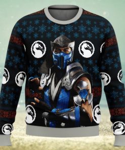 Mortal Kombat Sub Zero Ugly Christmas Sweater