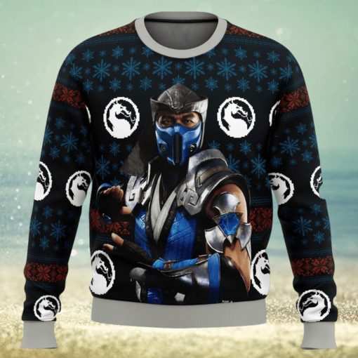 Mortal Kombat Sub Zero Ugly Christmas Sweater