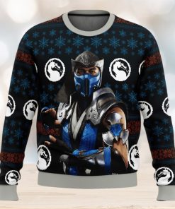 Mortal Kombat Sub Zero Ugly Christmas Sweater