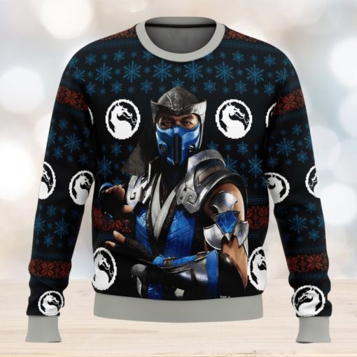 Mortal Kombat Sub Zero Ugly Christmas Sweater