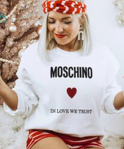 Moschino Logo Printed Crewneck T shirt