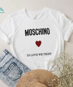 Moschino Logo Printed Crewneck T shirt