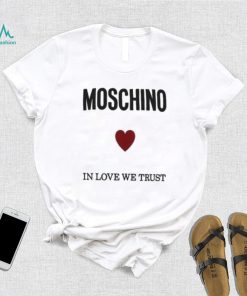 Moschino Logo Printed Crewneck T shirt